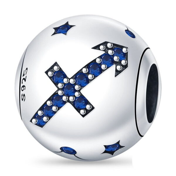 berloque charm signo sagitrio  prata 925