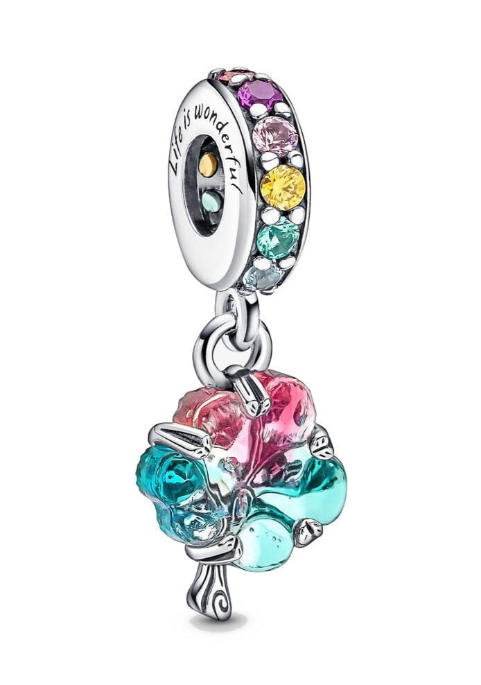 berloque charm wonderful life  prata 925