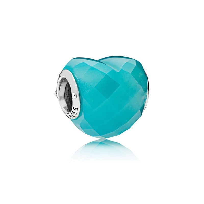 berloque charm corao espacial  prata 925