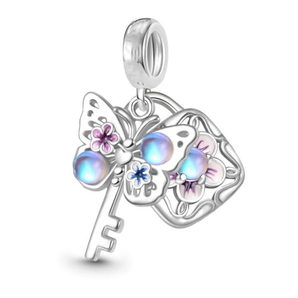berloque charm magic garden  prata 925
