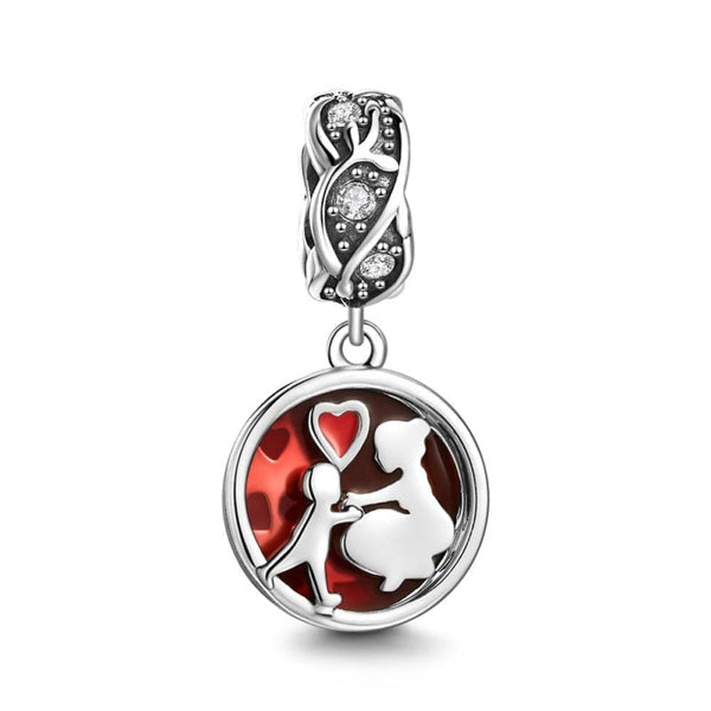 berloque charm me e filho  prata 925