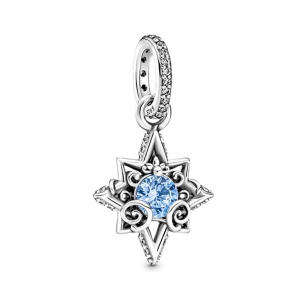berloque charm star  prata 925