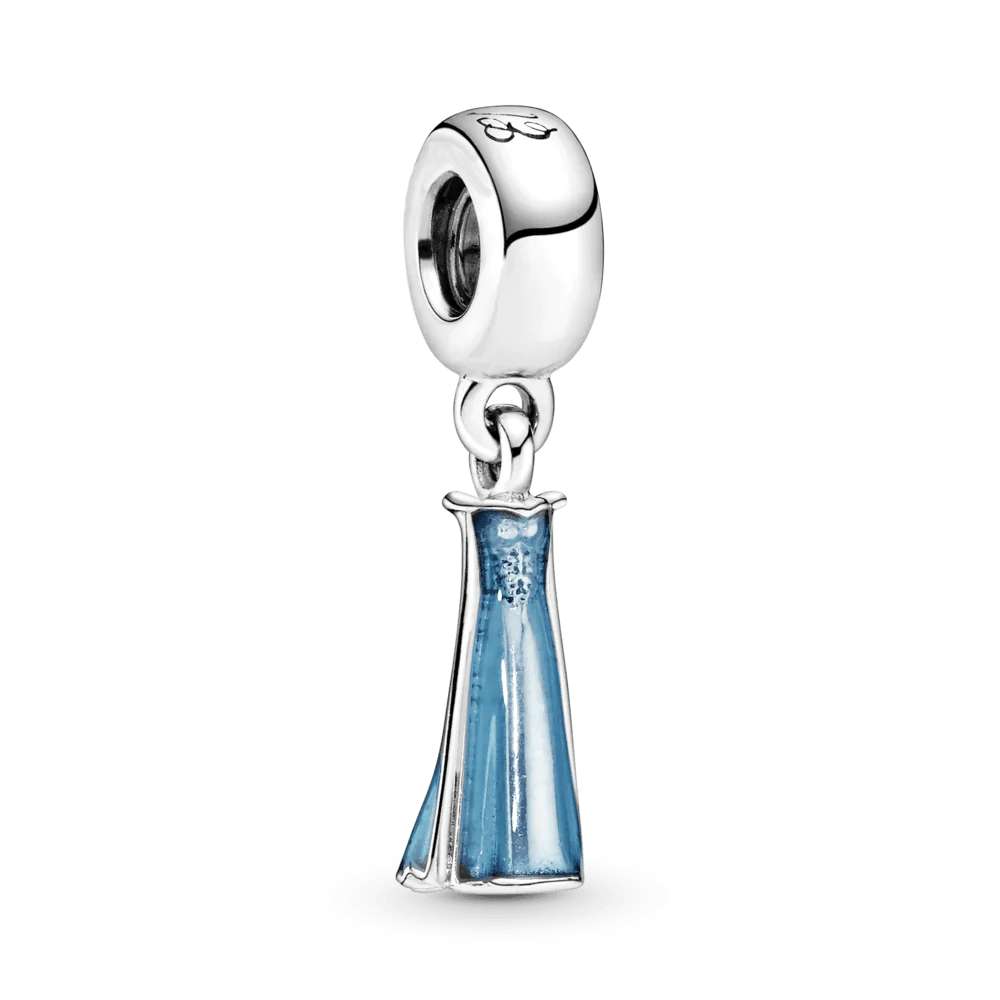 berloque em prata  charm coleo princesas elsa