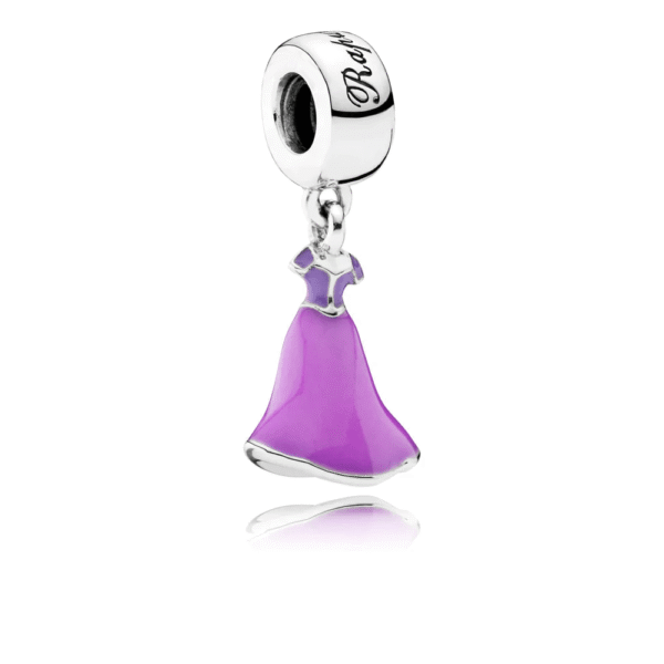 berloque em prata  charm coleo princesas rapunzel