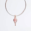 berloque pendente balo de ar quente rose