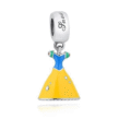 berloque em prata charm coleo princesas branca de neve