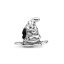 berloque em prata  charm chapu seletor harry potter