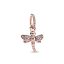berloque pendente liblula rose
