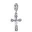berloque charm crucifixo  prata 925