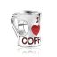 berloque charm i love coffe  prata 925