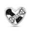 berloque charm love bone  prata 925