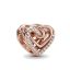 berloque charm cristal love  prata 925