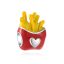 berloque charm i love fries  prata 925