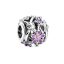 berloque charm purple garden  prata 925
