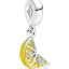 berloque charm lemon  prata 925