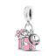 berloque charm viajante  prata 925
