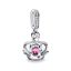 berloque charm coroa  prata 925