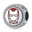 berloque charm iron man  prata 925