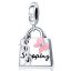 berloque charm shopping  prata 925