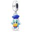 berloque charm pato donald  prata 925